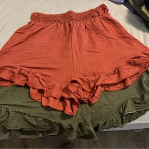 Set of high waisted shorts size large